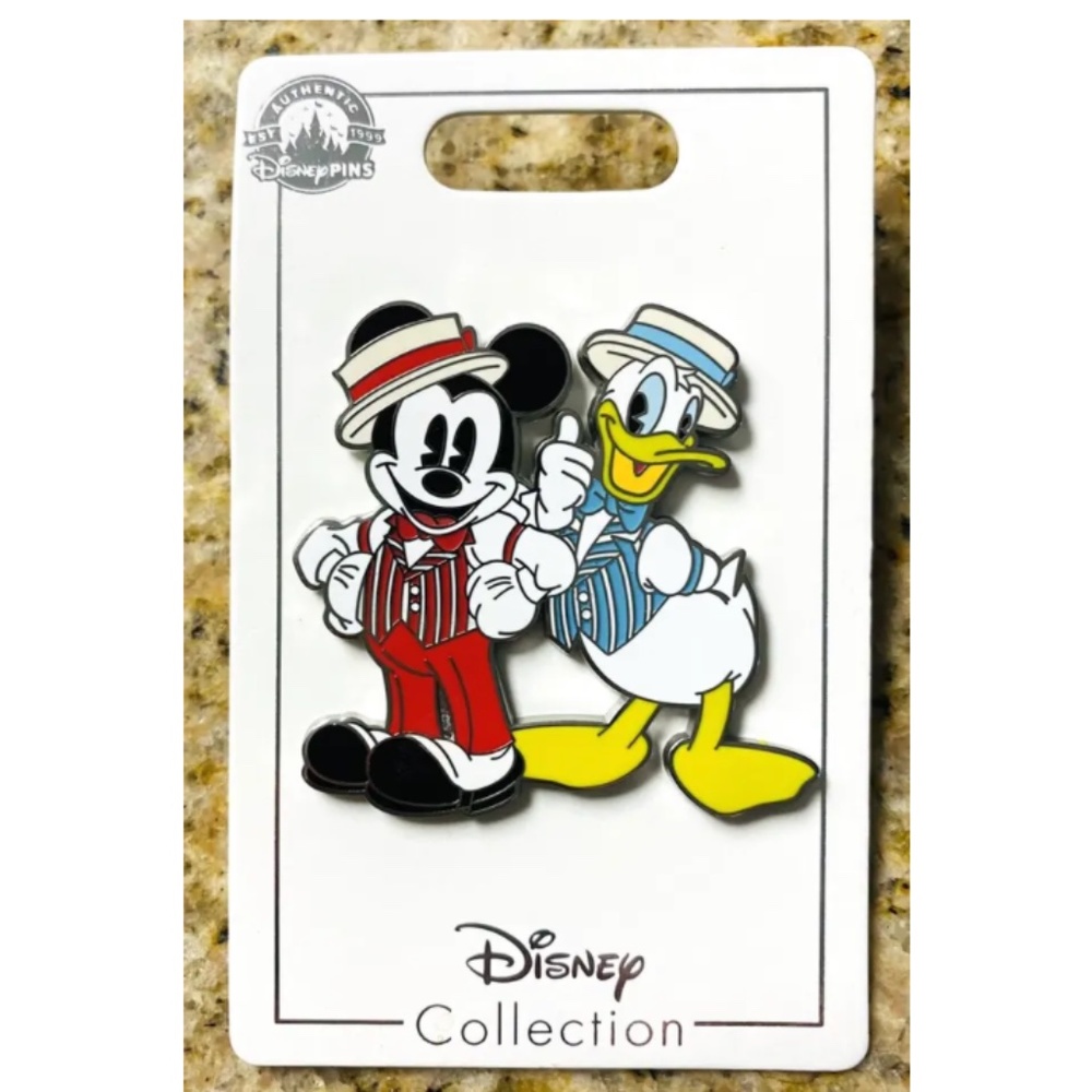 NEW Disney Parks Mickey and Donald Duck Dapper Dan Main Street Singers